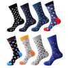 Amedoe Men's Colorful Diamond And Square Pattern 8 Pack Bundle Socks