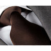 Men's jacquard Solid Brown Lines Premium Neck Tie With Gift Box