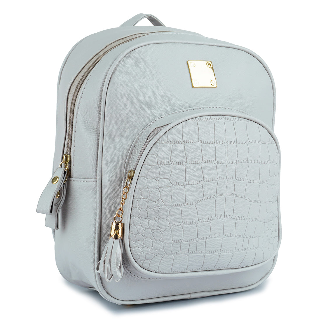 Croc Patterned Mini Backpack