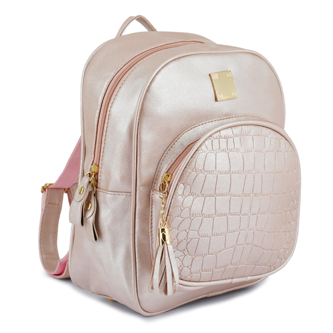 Croc Patterned Mini Backpack