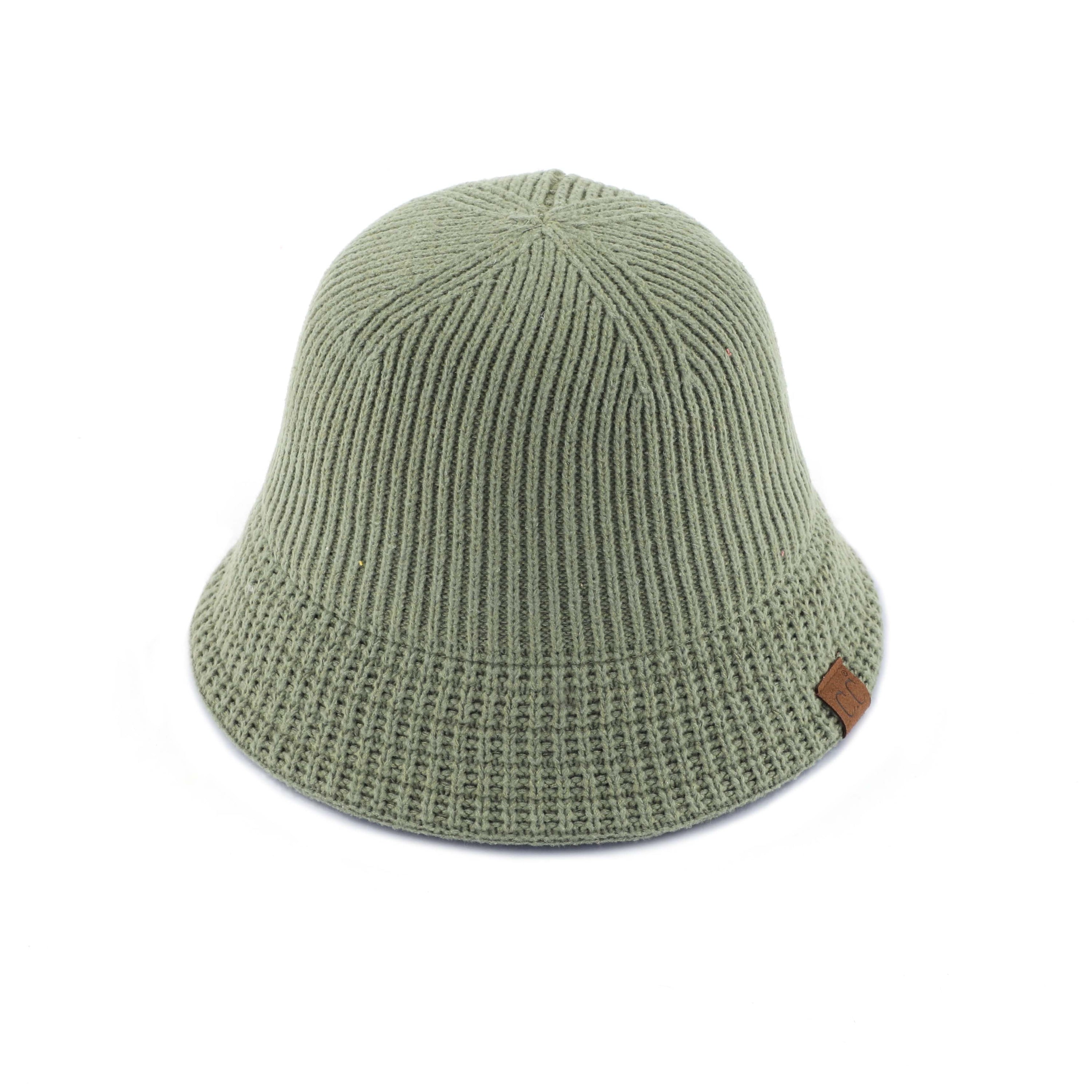 CC Beanie Ribbed Knit Adjustable Bucket Hat by Truly Contagious