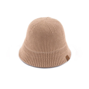 CC Beanie Ribbed Knit Adjustable Bucket Hat by Truly Contagious