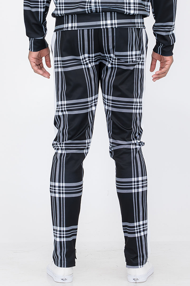 Plaid Out Track Pants