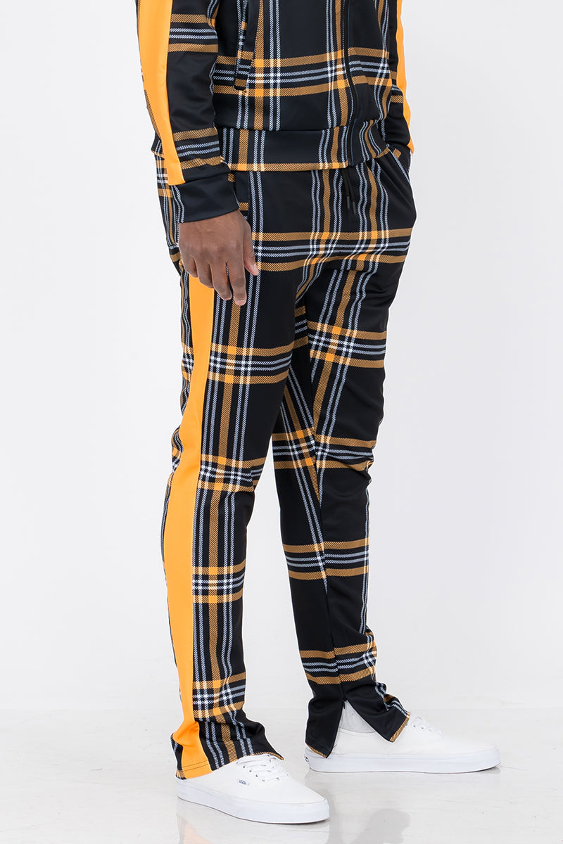 Plaid Out Track Pants