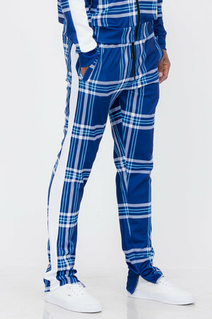 Plaid Out Track Pants