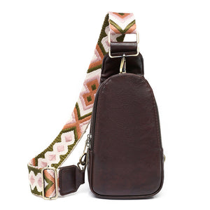 Chest sling bag  guitar strap