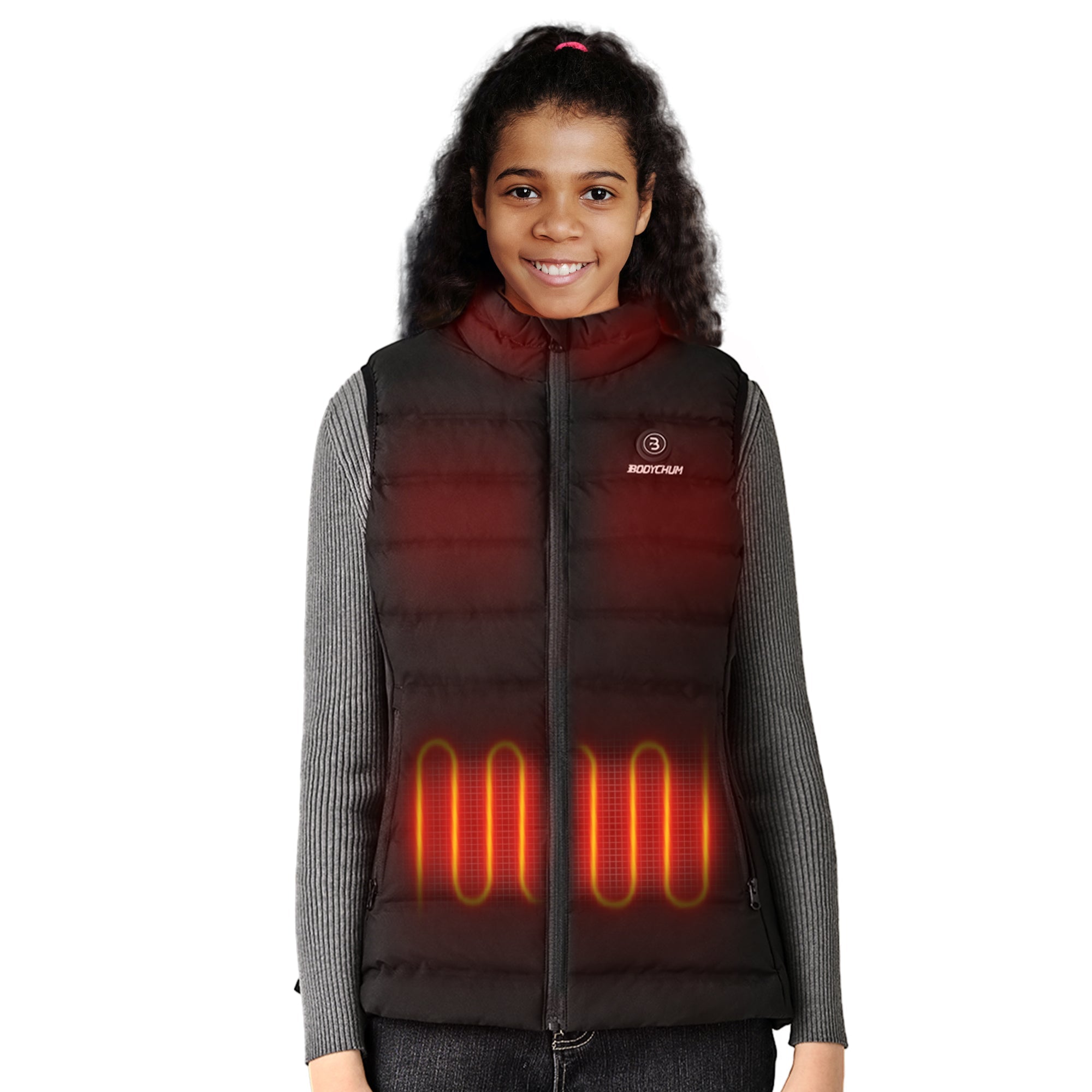 Heated Vest for Kids with Battery Pack Included, 6 Zones Electric