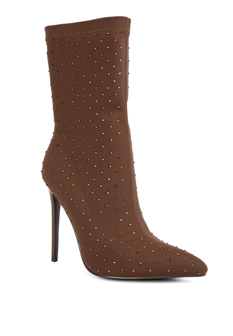 Cheugy Embellished Ankle Boots