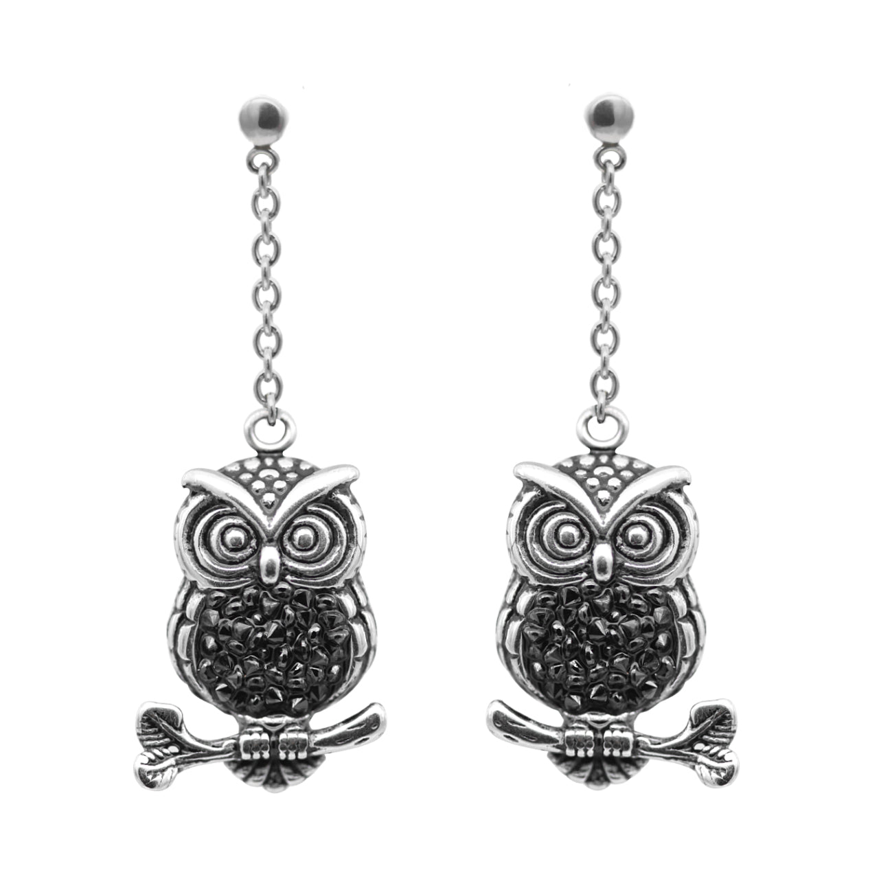 Mid-Nighter Owl Earrings