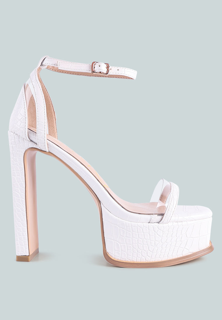 Cutlass High Heeled Chunky Sandal