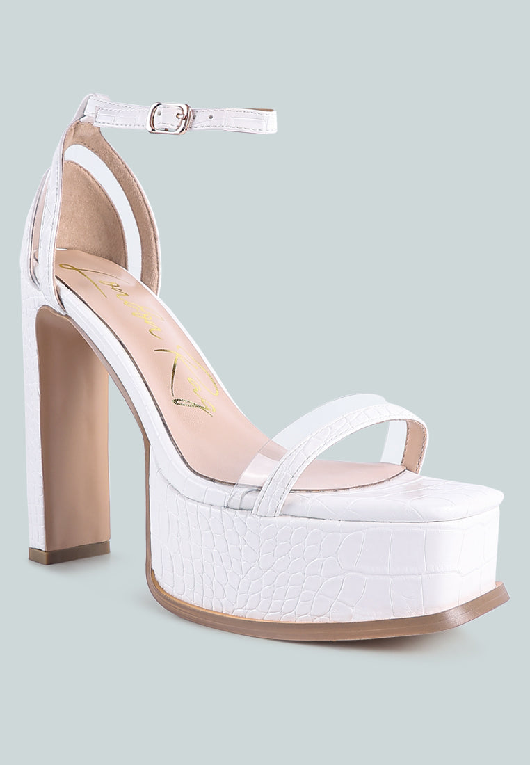 Cutlass High Heeled Chunky Sandal