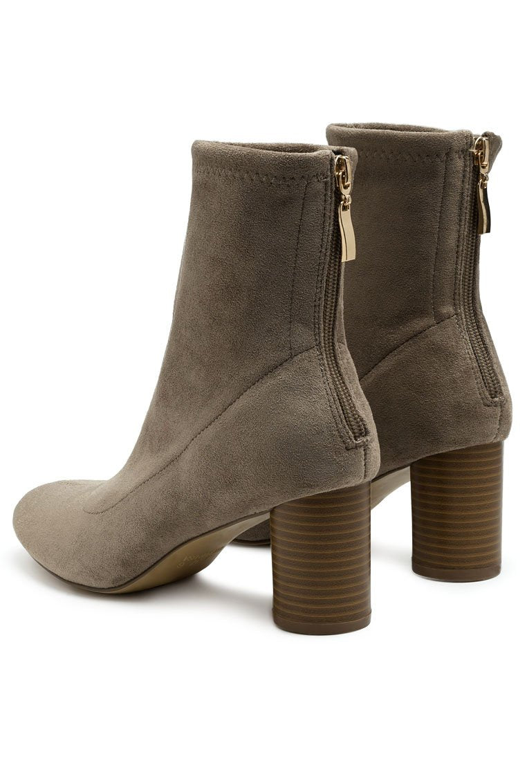 Emerson Micro Suede Ankle Boots