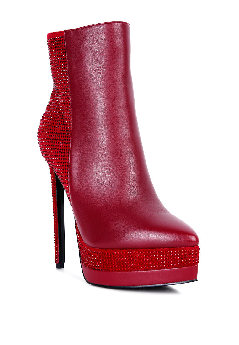 Encanto High Heeled Ankle Boots