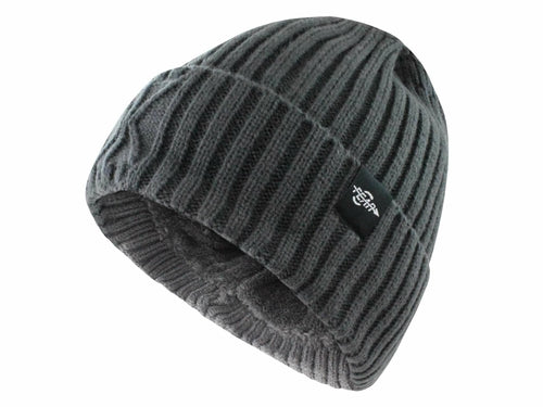 Warmest Watch Cap Black Plush Insulated Tactical Beanie Hat Warm Wool