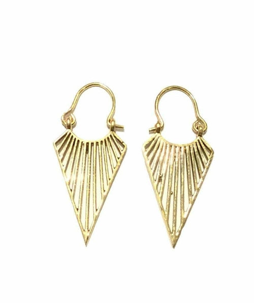 Triangular Statement Earrings