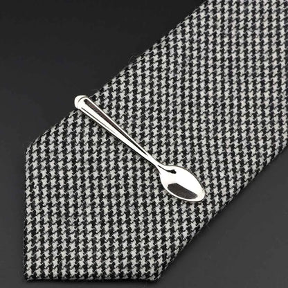 Chrome Stainless Steel Custom Shape Tie Clip