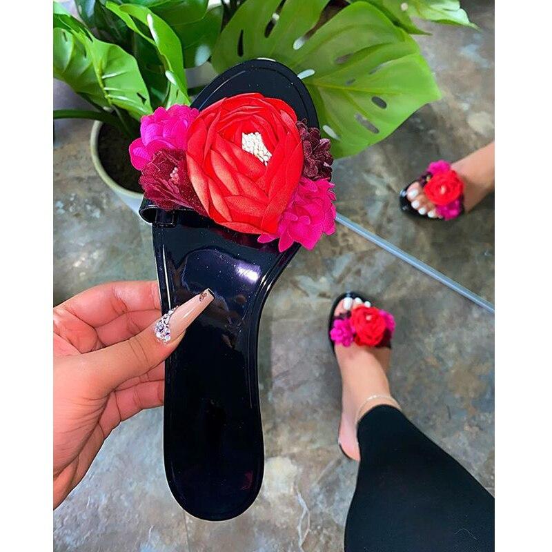 Summer Transparent Slides with Flowers