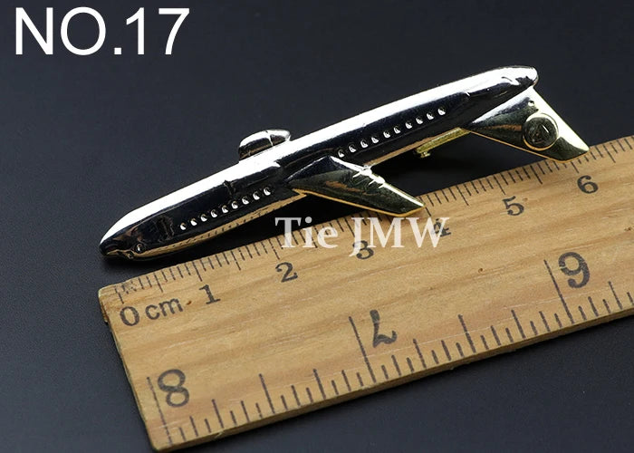 Chrome Stainless Steel Custom Shape Tie Clip