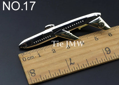 Chrome Stainless Steel Custom Shape Tie Clip