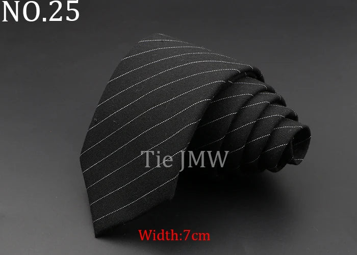 Men's 6cm Handmade Cotton Skinny Tie – Grey Plaids, Solids, & Stripes
