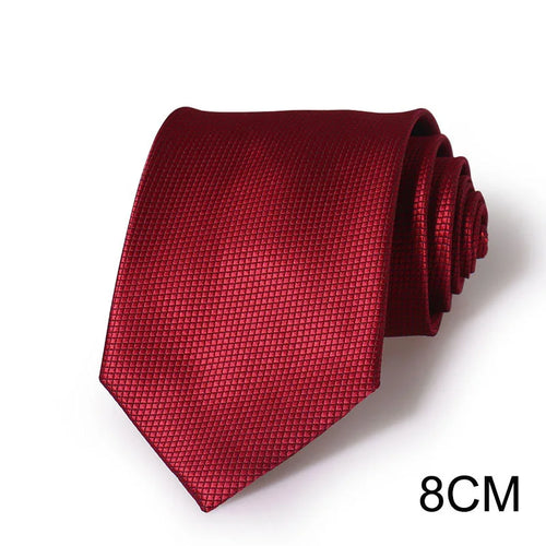 HUISHI Solid Color Neckties