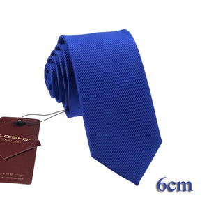 HUISHI Solid Color Neckties