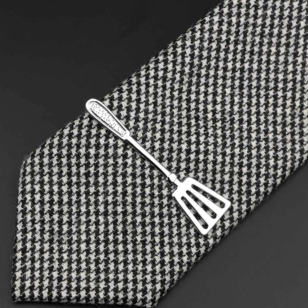 Chrome Stainless Steel Custom Shape Tie Clip
