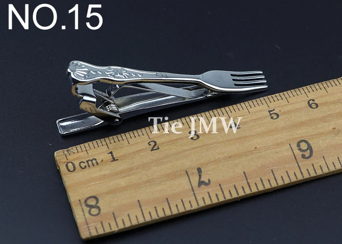Chrome Stainless Steel Custom Shape Tie Clip
