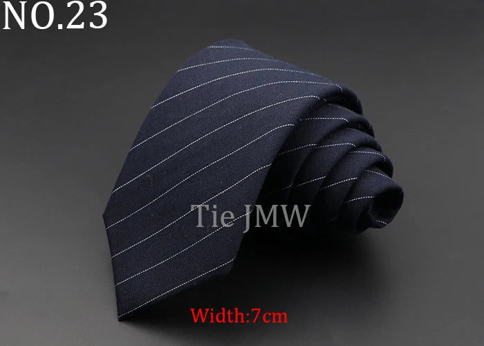 Men's 6cm Handmade Cotton Skinny Tie – Grey Plaids, Solids, & Stripes