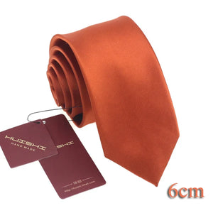 HUISHI Solid Color Neckties