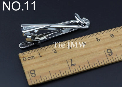 Chrome Stainless Steel Custom Shape Tie Clip