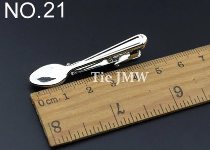 Chrome Stainless Steel Custom Shape Tie Clip