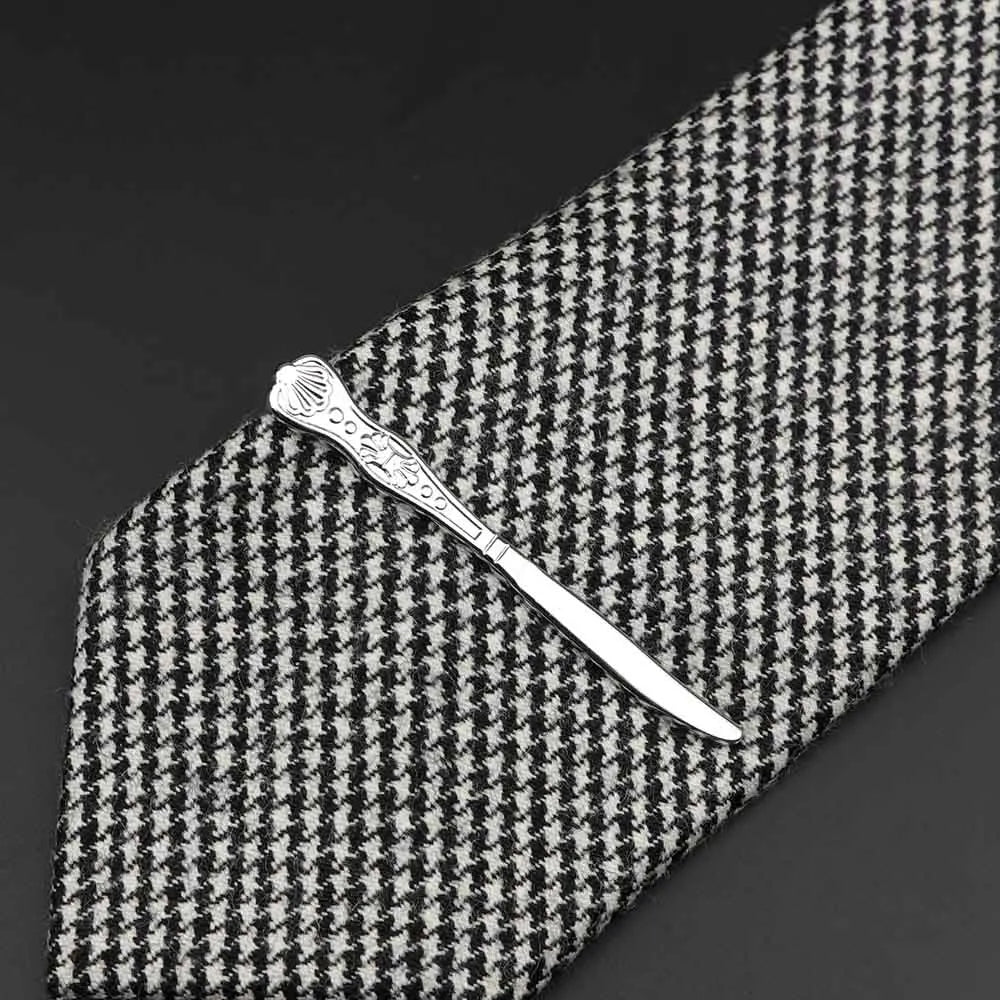Chrome Stainless Steel Custom Shape Tie Clip
