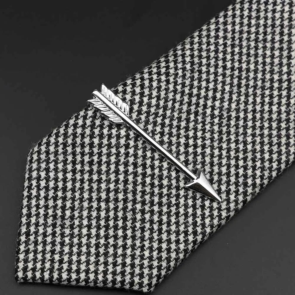 Chrome Stainless Steel Custom Shape Tie Clip
