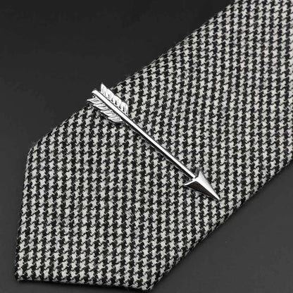 Chrome Stainless Steel Custom Shape Tie Clip