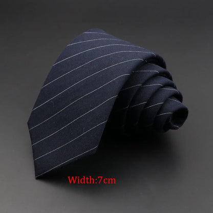 Men's 6cm Handmade Cotton Skinny Tie – Grey Plaids, Solids, & Stripes