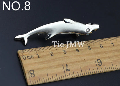 Chrome Stainless Steel Custom Shape Tie Clip