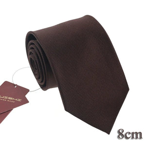 HUISHI Solid Color Neckties