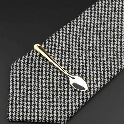 Chrome Stainless Steel Custom Shape Tie Clip