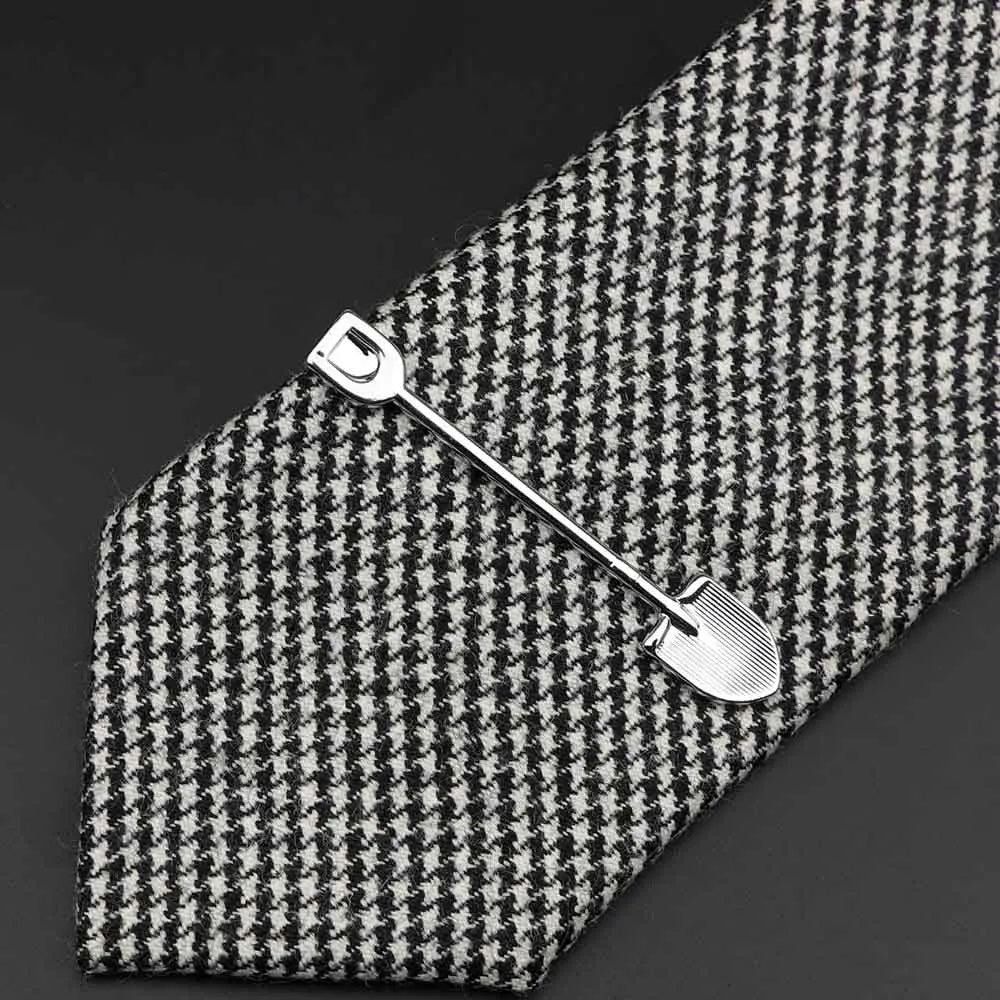 Chrome Stainless Steel Custom Shape Tie Clip
