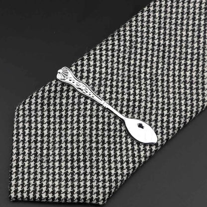 Chrome Stainless Steel Custom Shape Tie Clip