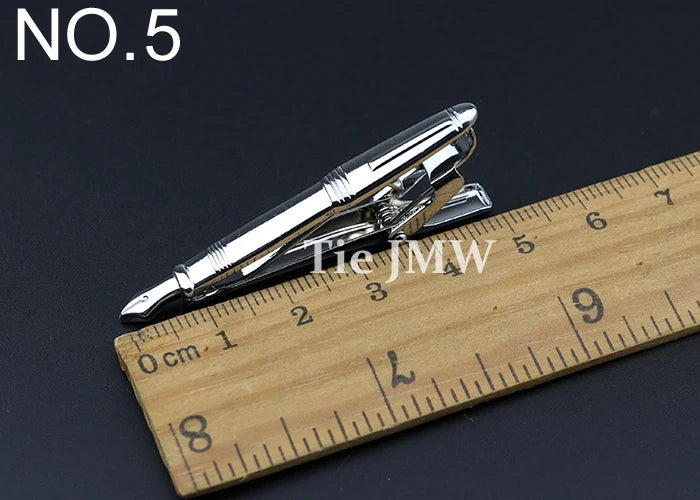 Chrome Stainless Steel Custom Shape Tie Clip