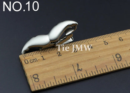 Chrome Stainless Steel Custom Shape Tie Clip