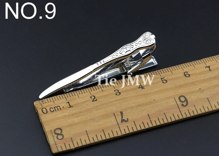 Chrome Stainless Steel Custom Shape Tie Clip