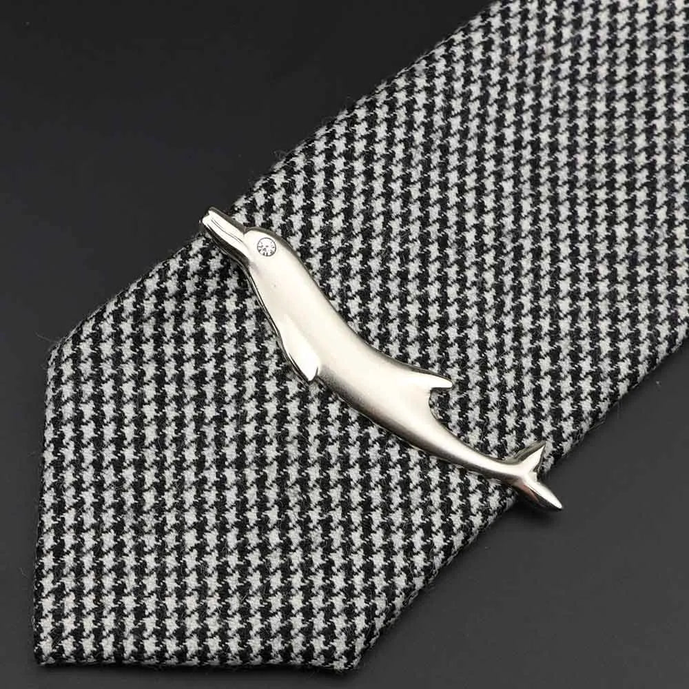 Chrome Stainless Steel Custom Shape Tie Clip