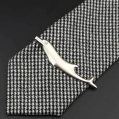 Chrome Stainless Steel Custom Shape Tie Clip