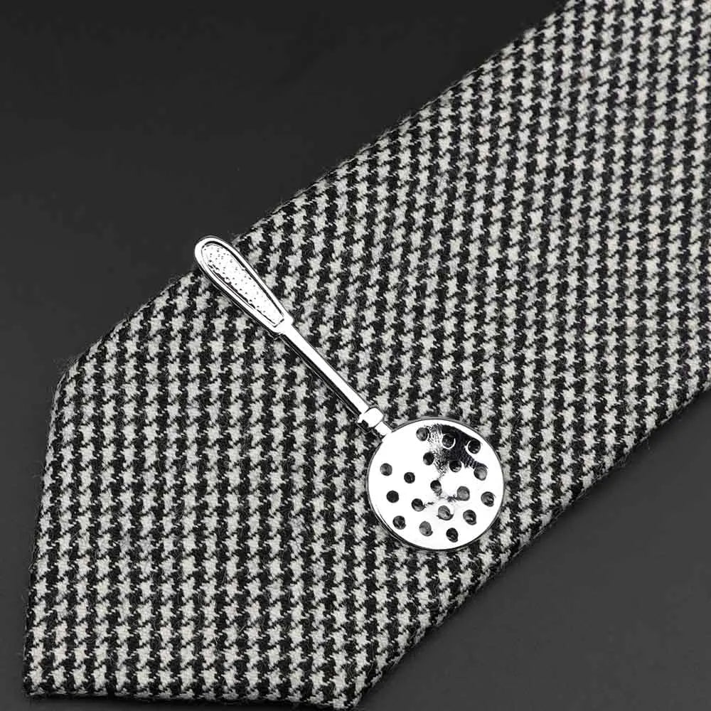 Chrome Stainless Steel Custom Shape Tie Clip