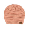 CC Beanie Popular Unisex Cable Knit Men Women Kids Skully Winter Hats