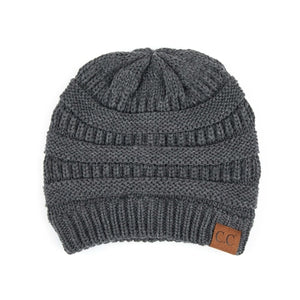 CC Popular Lined Cable Knit Skully Beanies Hats