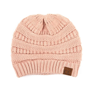 CC Popular Lined Cable Knit Skully Beanies Hats